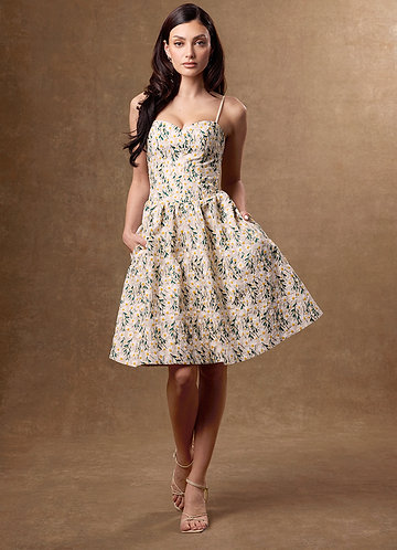 Kiki Daisy Ivory Midi Dress image1