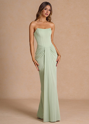 Anais Light Green Maxi Dress image1