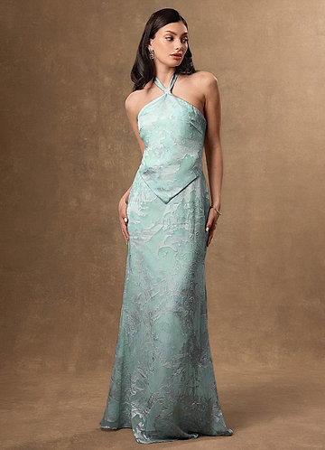 Daniella Aquamarine Maxi Dress image1