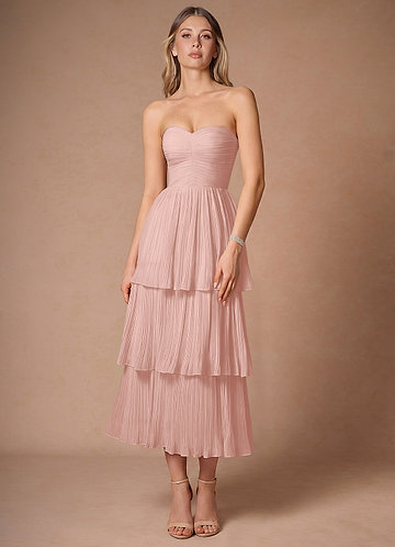 Isla Haze Pink Midi Dress image1