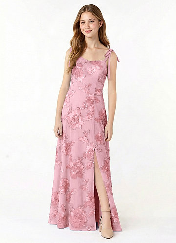 front Azazie Rosey Junior Formal Dress