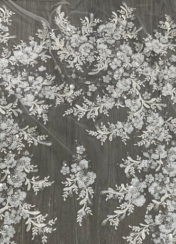 front_PP1491  蕾丝钉珠绣花