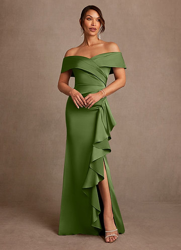 juniper green color dress Bella and Bloom Boutique