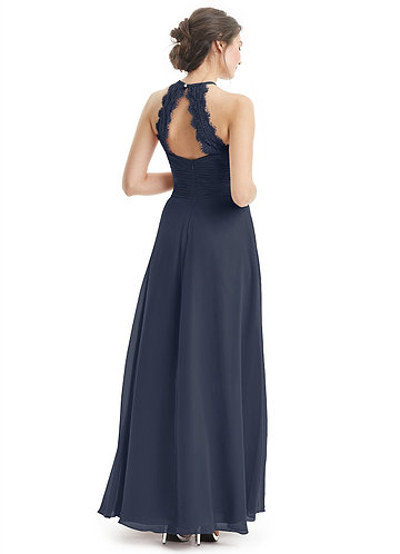 Dark Navy / Floor Length Bridesmaid Dresses | Azazie