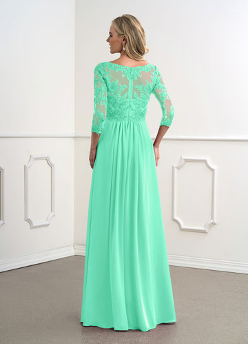 turquoise blue mother of the bride dress