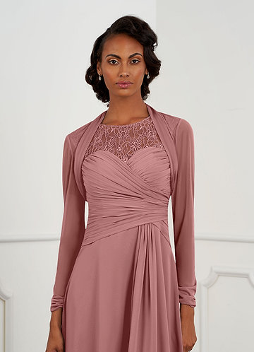 front Azazie Bijpassende Kleur Shyann Mesh Wrap