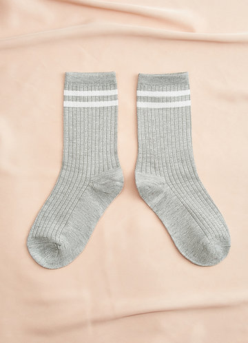 front Calcetines de doble raya
