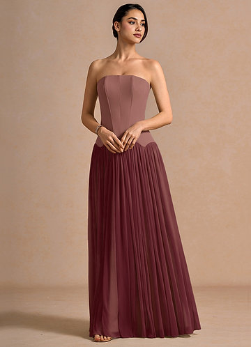 Eirisse Wine Maxi Dress image1