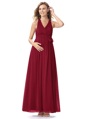 burgundy bridesmaid dresses maternity