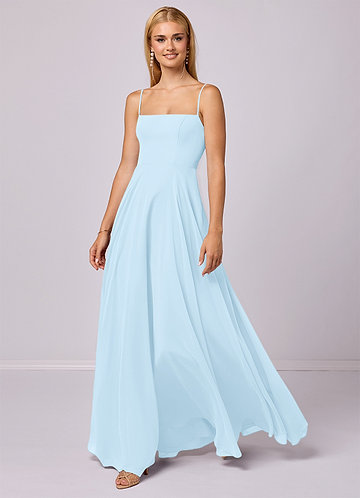 Barbie ♥ Azazie Bridesmaid Dresses A-Line Chiffon Floor-Length Dress image1