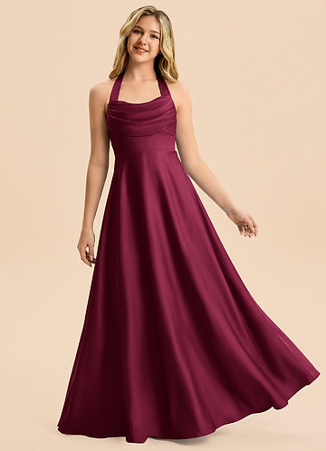 wine color junior bridesmaid dresses Burgundy What to Wear to HP00499-GDCL Color:Red Velvet ($118.66) This high
