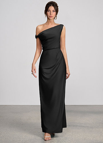 Robe Longue Noir Elowen image1
