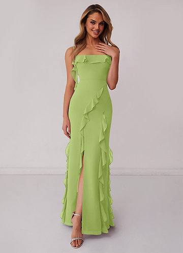 Chartreuse Green Bridesmaid Dress