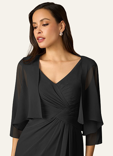 Black Fringe Shawl
