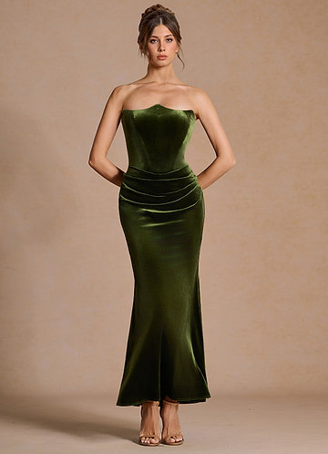 vestido Maxi Oliva Quindra image1