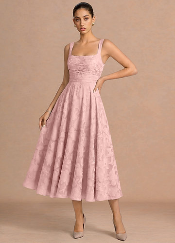 Azaria Haze Pink Midi Dress image1