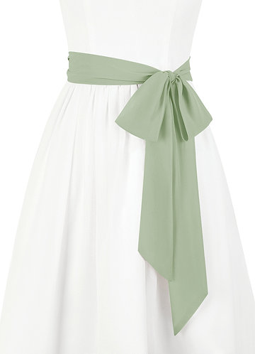 front Azazie Chiffon Sash