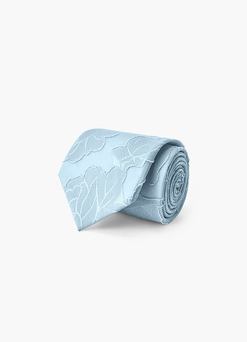 front Corbata ancha con estampado floral