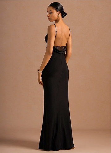 Dahlia Black Maxi Dress image1