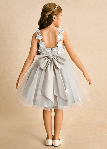sachin and babi light blue dress Grey Party Dresses main image 0