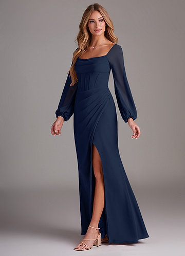 Victoria Navy Maxi Dress image1