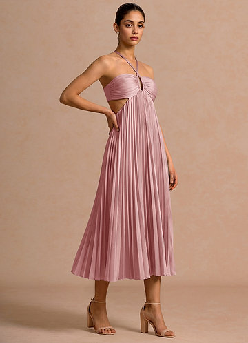 Josephine Light Pink Midi Dress image1