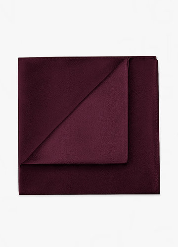 front Metallic Satin Pocket Square