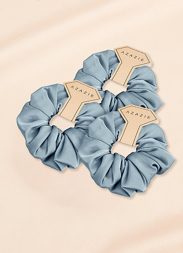 front Bridesmaid Stretch Satin Over Size Scrunchies