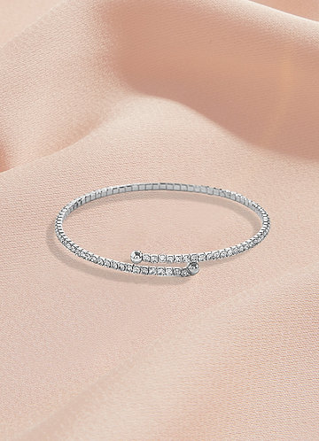 front Thin Swirl Bracelet
