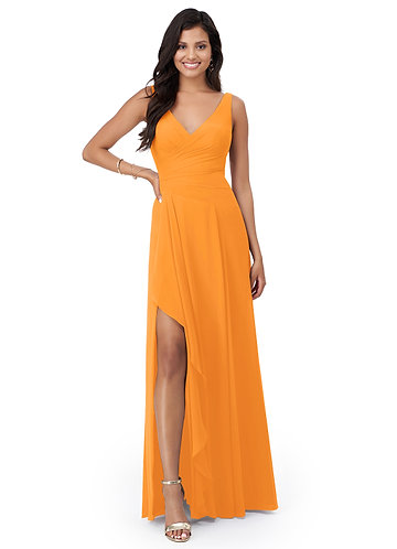 bridesmaids dresses orange