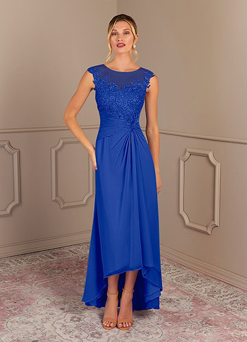 Cobalt blue mother deals of the bride dresses