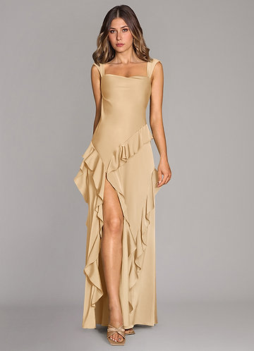 Goldenrod Bridesmaid Dresses Azazie
