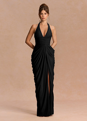 cocktail dressed May Queen MQ2080 9245 Occasion CXBSMAY26 Product Color:BLACK Mango faux leather pointed