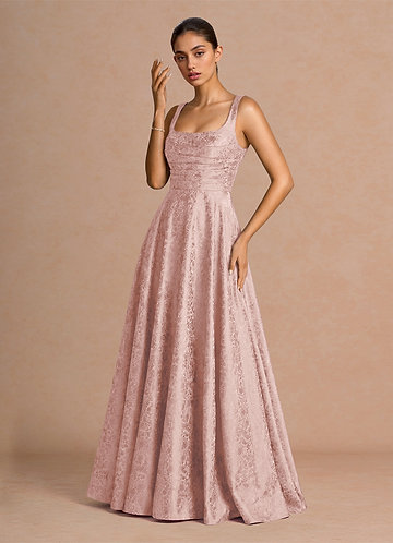 shift bridesmaid dress Pink Size medium measures 58.5
