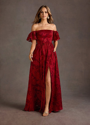 Victoria Ruby Red Maxi Dress image1