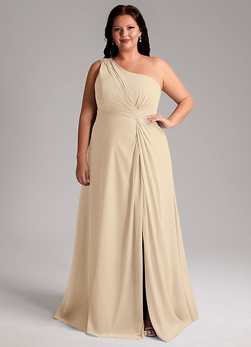 Champagne Plus Size Bridesmaid Dresses | Azazie