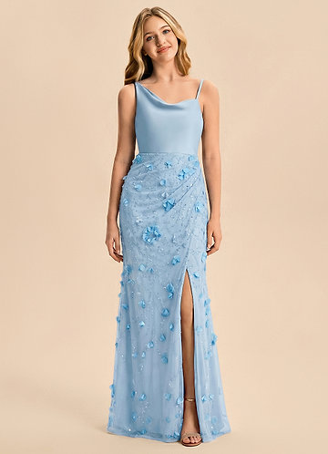 front Azazie Vivia Junior Formal Dress