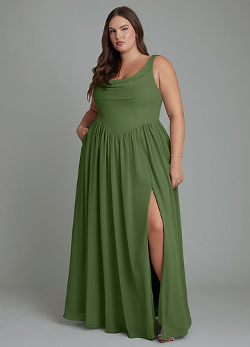 plus size olive green maxi dress Bridesmaid Dresses Dana