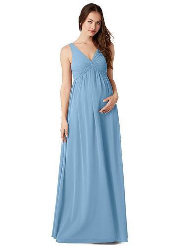 Steel Blue Maternity Bridesmaid Dresses | Azazie