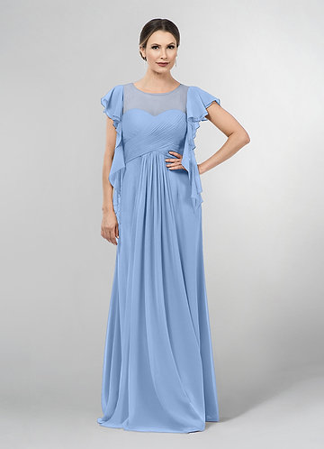 slate blue mother of the bride