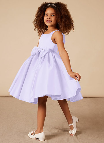 White and lilac outlet flower girl dresses