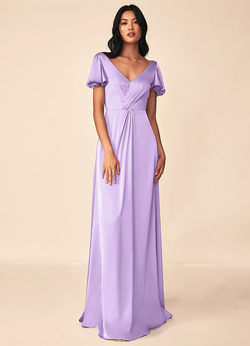 Lilac Modest Bridesmaid Dresses | Azazie Lilac Modest Bridesmaid Dresses | Azazie