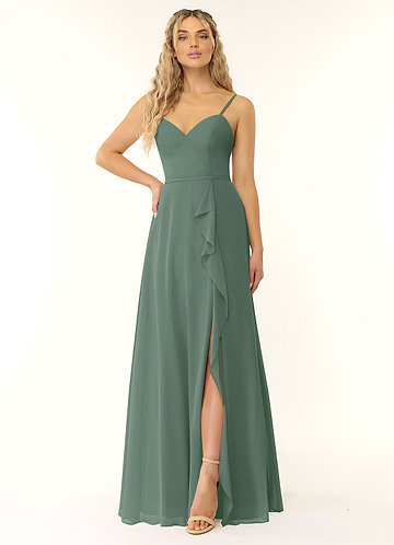 Eucalyptus color hotsell bridesmaid dress