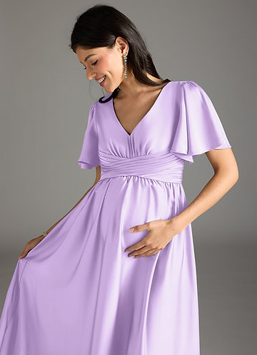 Lilac Maternity Bridesmaid Dresses | Azazie AU Lilac Maternity Bridesmaid Dresses | Azazie AU