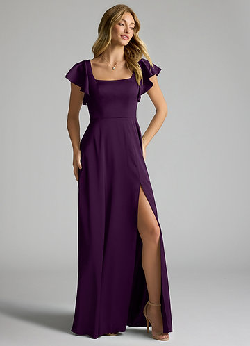 african violet bridesmaid dresses Lilac Long Bridesmaid Dresses Mixed Style – Lisposa main image 0
