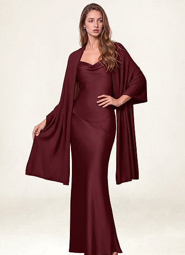 formal accessories for burgundy dress & Evening Midi dress