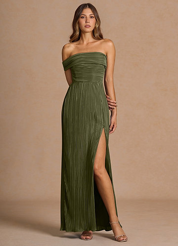 Isolde Moss Green Maxi Dress image1