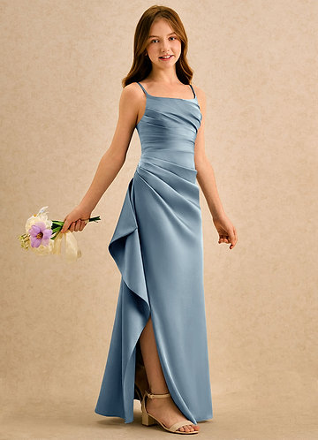 Dusty Blue Flower Girl Dresses | Azazie