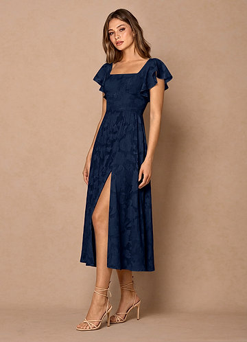 vestido Meio-dia Marinha Talia image1