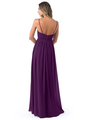 grape bridesmaid dresses
